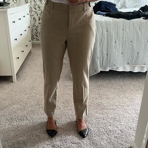 LOFT Straight Leg Khaki Trouser